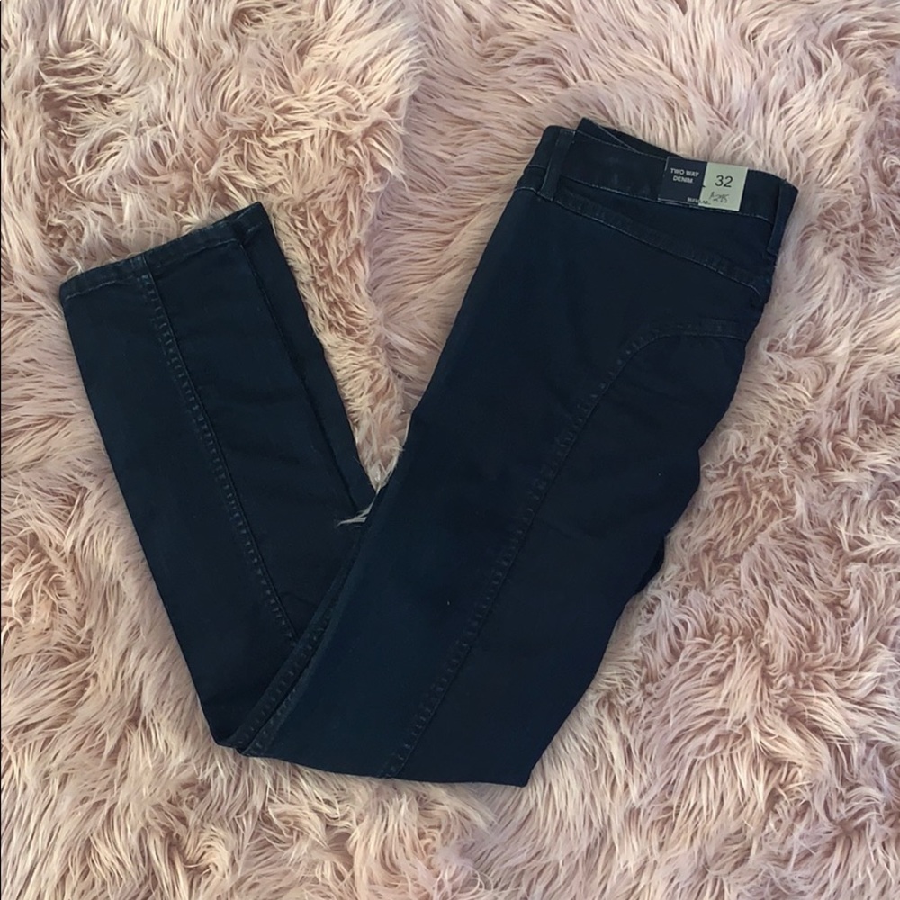 Blue reversable jeans
